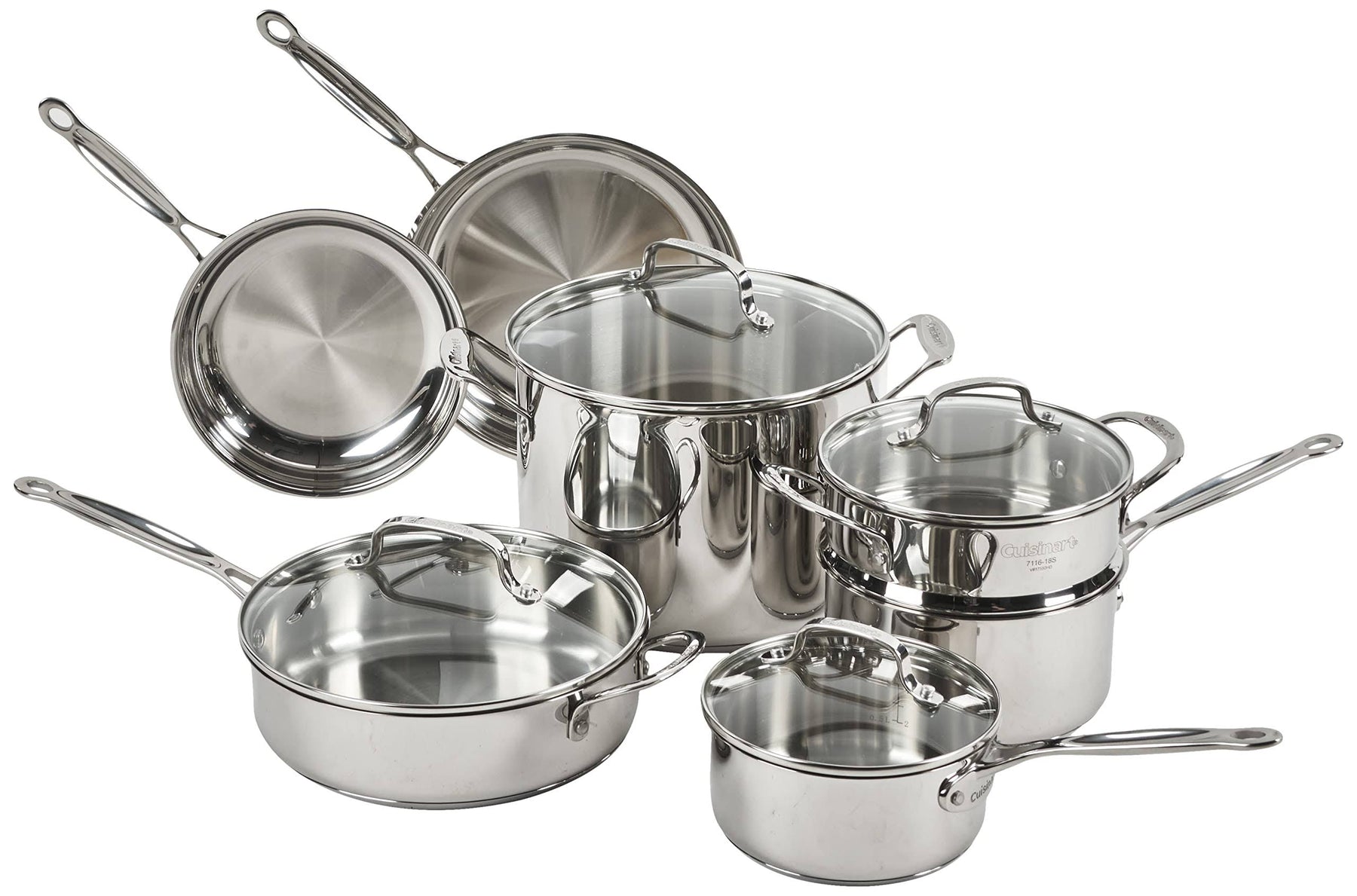 Cuisinart 77-11g Chef's Classic Stainless 11-Piece Cookware Set - Product image 1