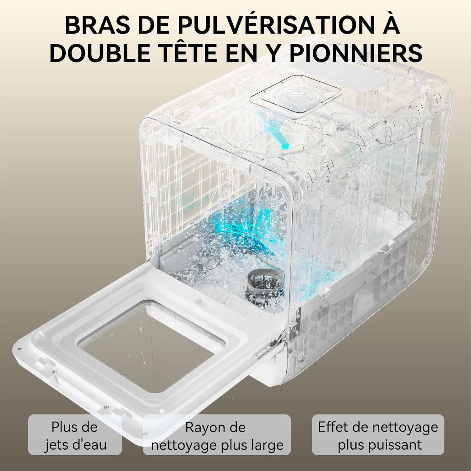 Hermitlux Mini Tabletop Dishwasher, 6+1 Washing Programs, 5 Place Settings and 5L Water Tank