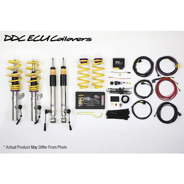 KW Suspensions 39020009 KW DDC ECU Coilover Kit - BMW M3 (E90/E92) Sedan Coupe w/o EDC