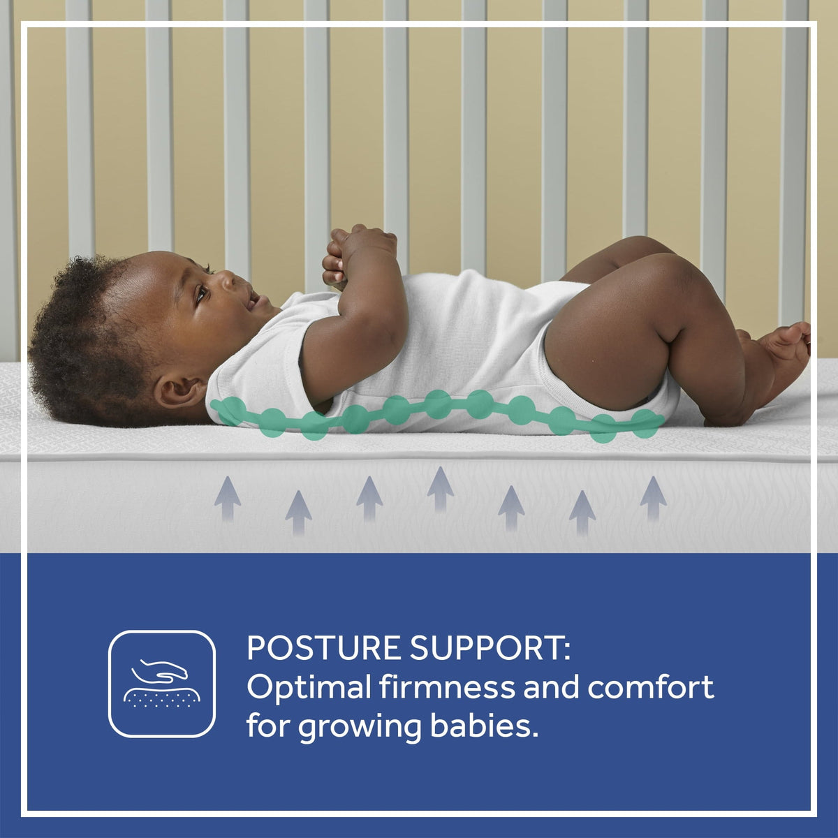 Baby Prestige Sleep Ultra-Premium 2-Stage Antibacterial. 204 Coil. Crib & Toddler Mattress - Product image 7