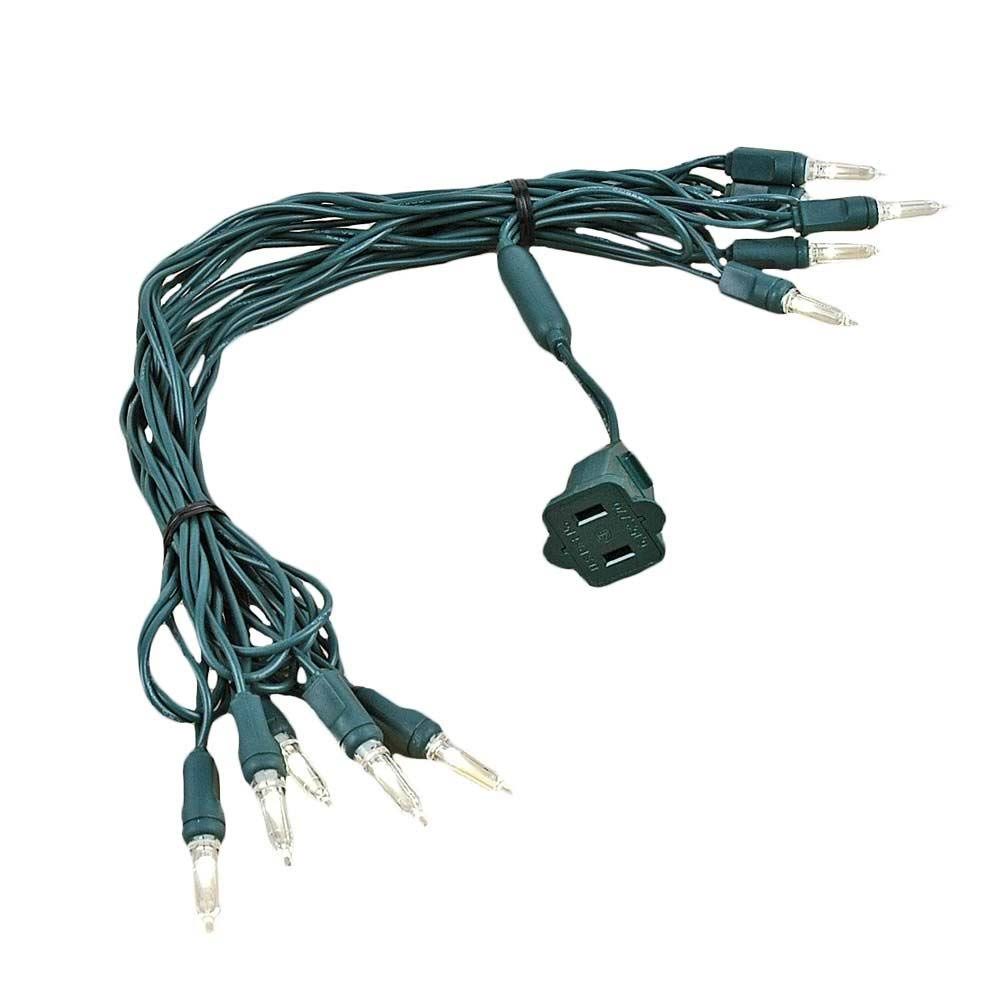 Novelty Lights 10 Light T5 LED Christmas Mini Light Set, Outdoor Lighting Party Patio String Lights - Product image 1