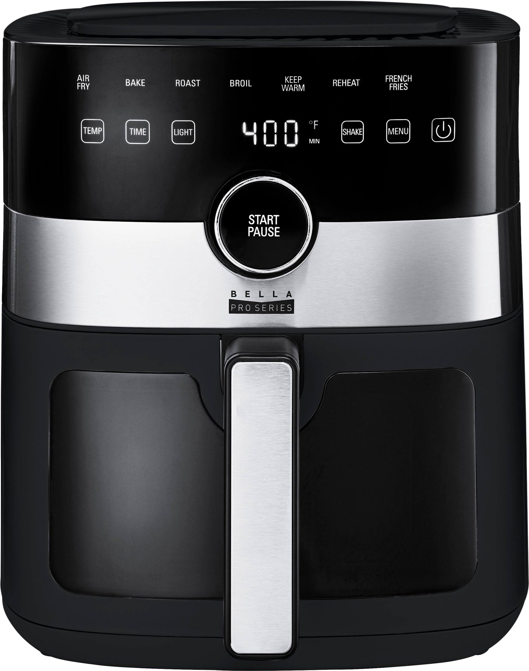 Bella Pro Series - 6-Qt. Digital Air Fryer with Window - Black - Product image 1