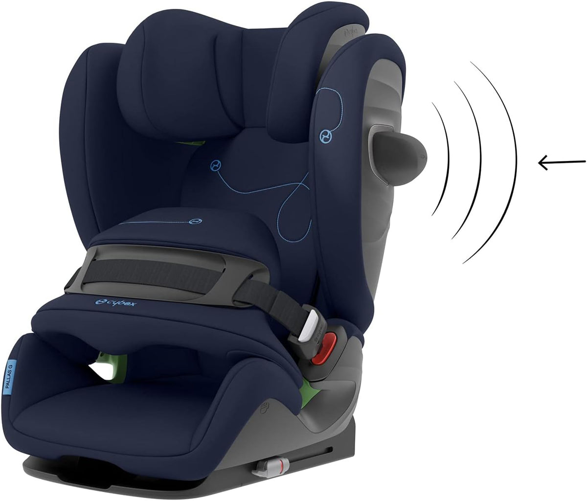 Cybex Pallas G2 Plus/Stormy Blue-light blue PU1