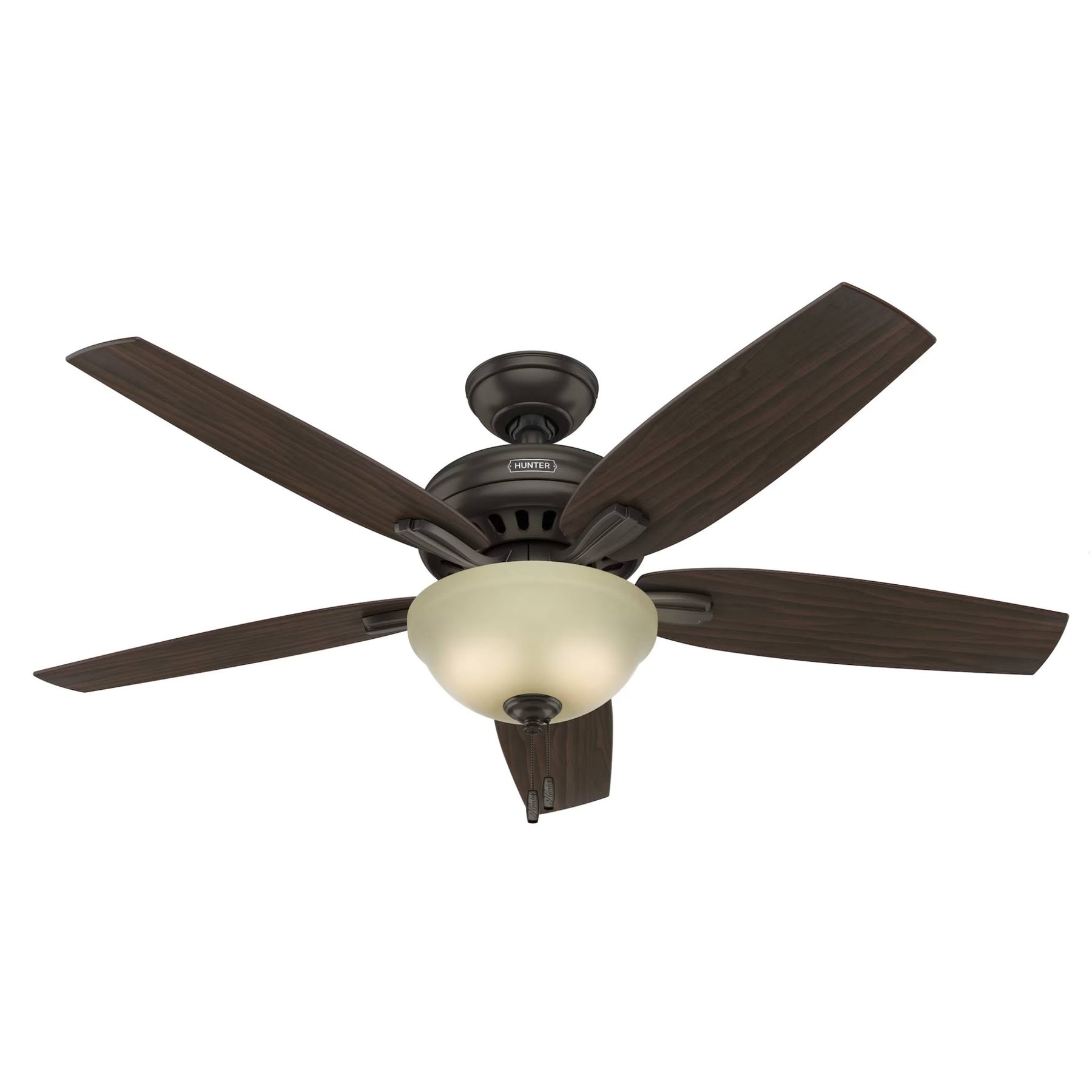 Hunter Newsome 52" Ceiling Fan with Light - Premier Bronze - Product image 1