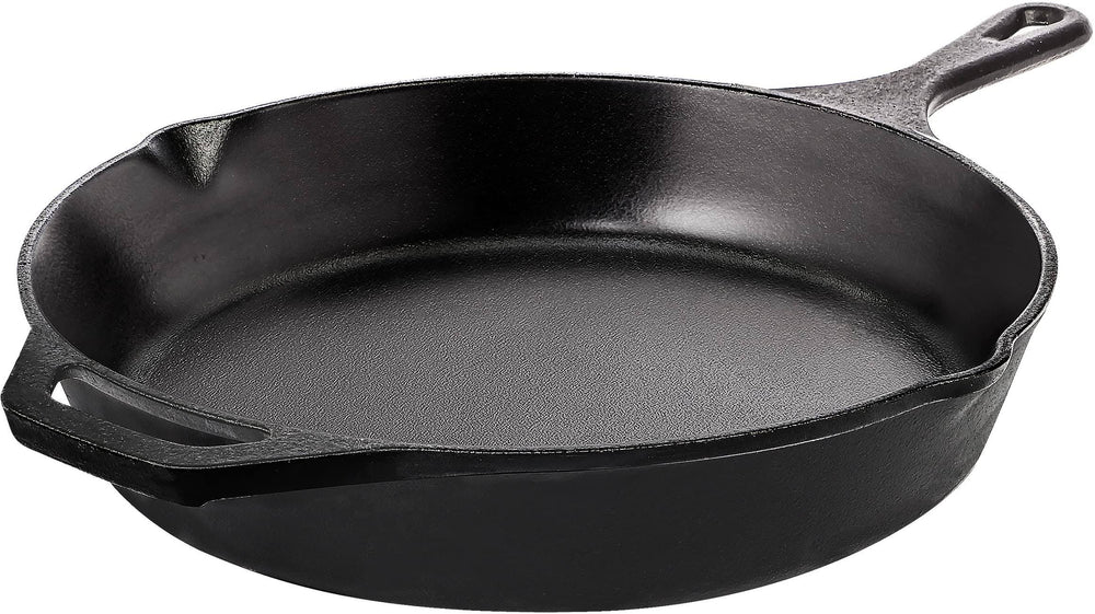 Utopia Kitchen - Saute Fry Pan - Chefs Pan, Pre-Seasoned Cast Iron Skillet - Nonstick Frying Pan 10.25 inch