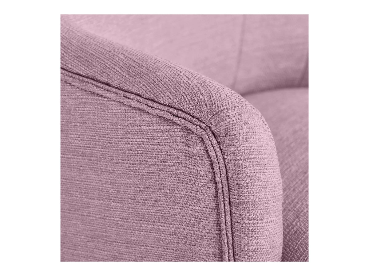 Serta Leighton Home Office Desk Chair Chrome Nailheads Twill Fabric Lilac Purple - Product image 15