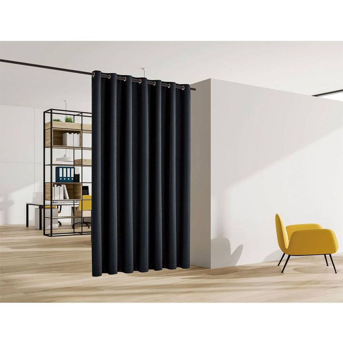 Legacy Decor Blackout Room Divider Curtain Panel Privacy Partition Heavyweight Premium Fabric Thermal - Product image 1