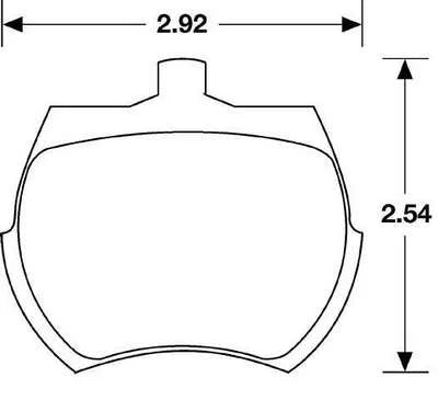 Hawk Performance HB123 Series Brake Pad