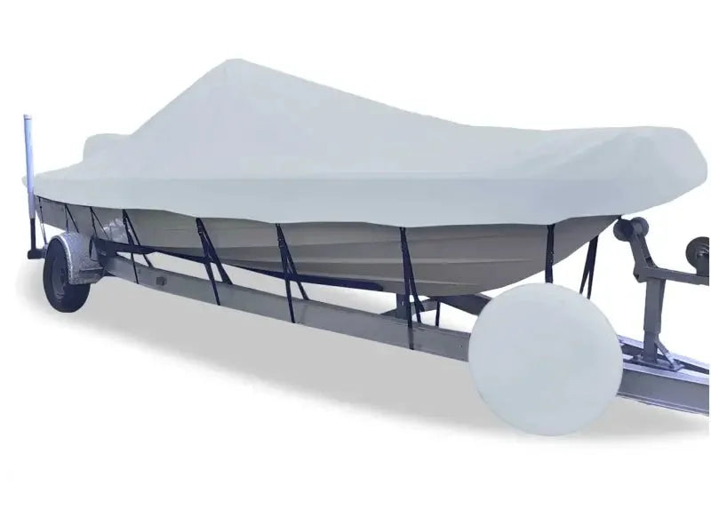 Carver 71221P-10 Boat Cover Skiff-21 Pg Gray