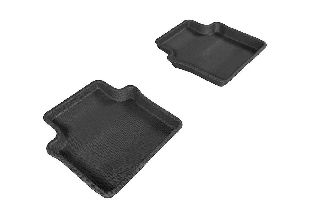 3D MAXpider L1CY00121509 - 2007-2010 Chrysler Sebring Sedan Kagu 2nd Row Floormats - Black