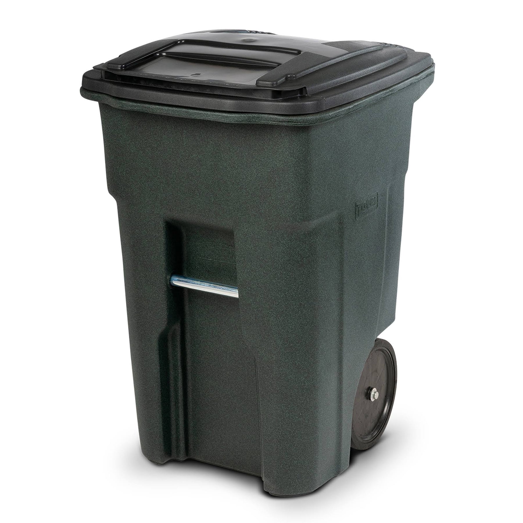 Toter 48 gal. Greenstone Trash Can with Smooth Wheels and Lid - Product image 1