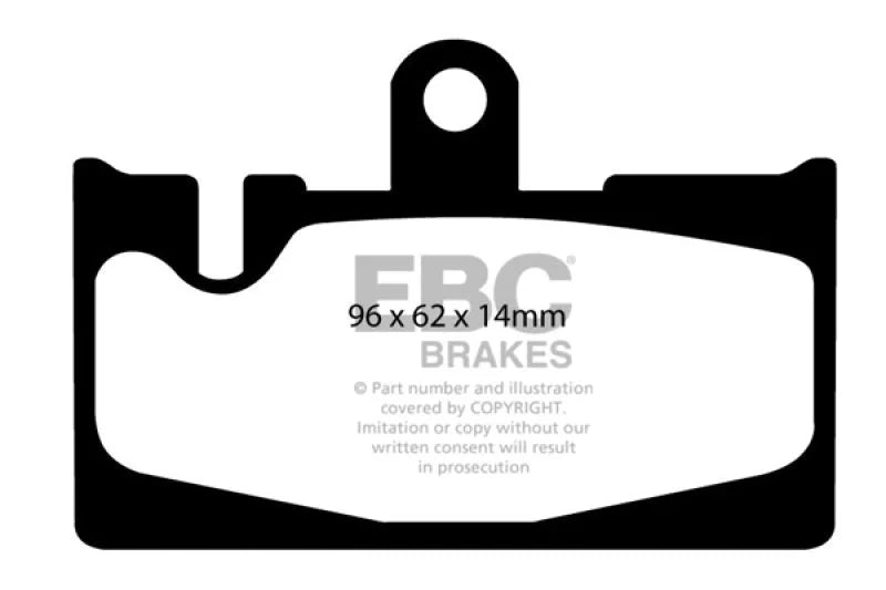 EBC - Rear Yellowstuff Pad PN DP41397R