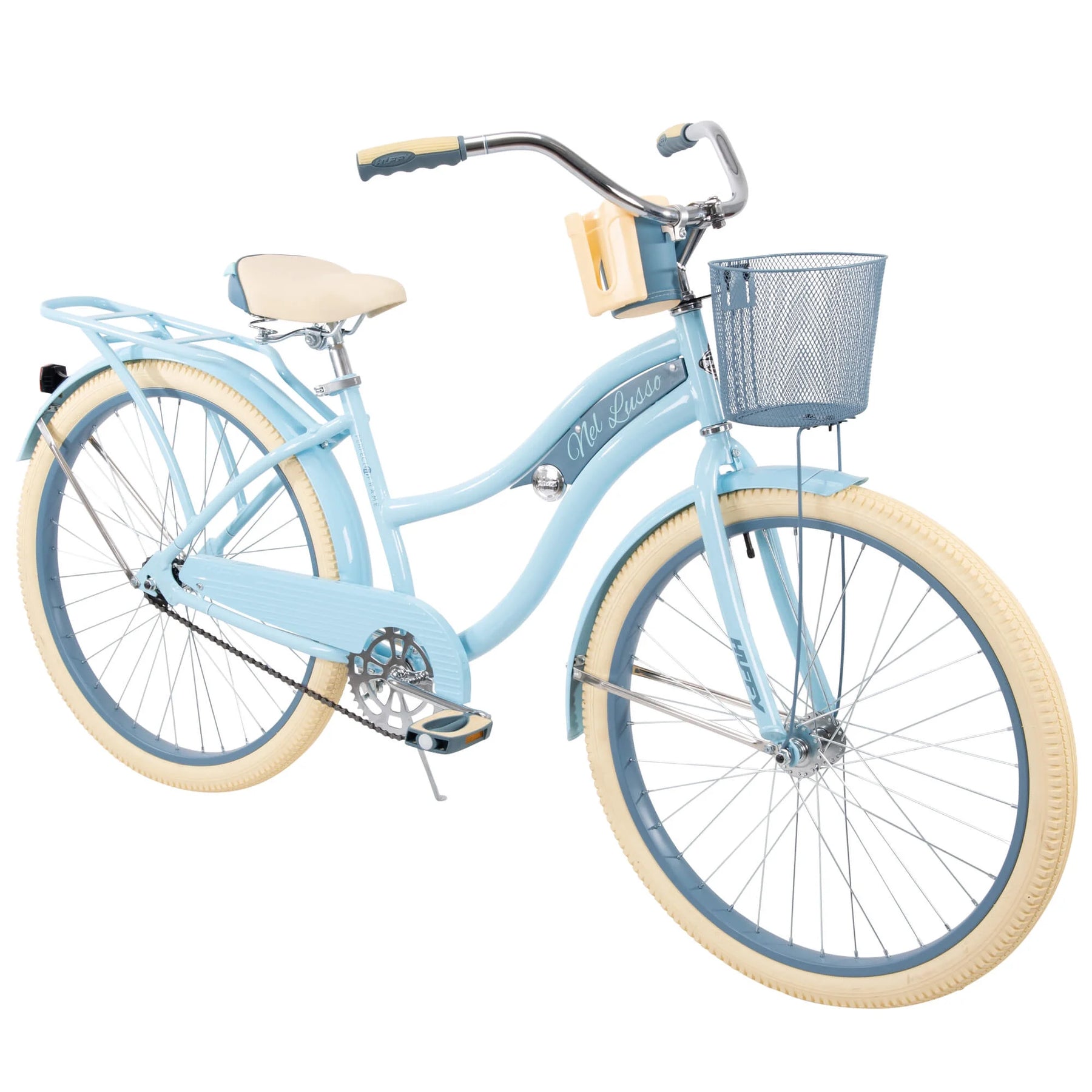 Nel Lusso Classic Cruiser Bike with Perfect Fit Frame, Women'S, Light Blue, 26 in - Product image 8