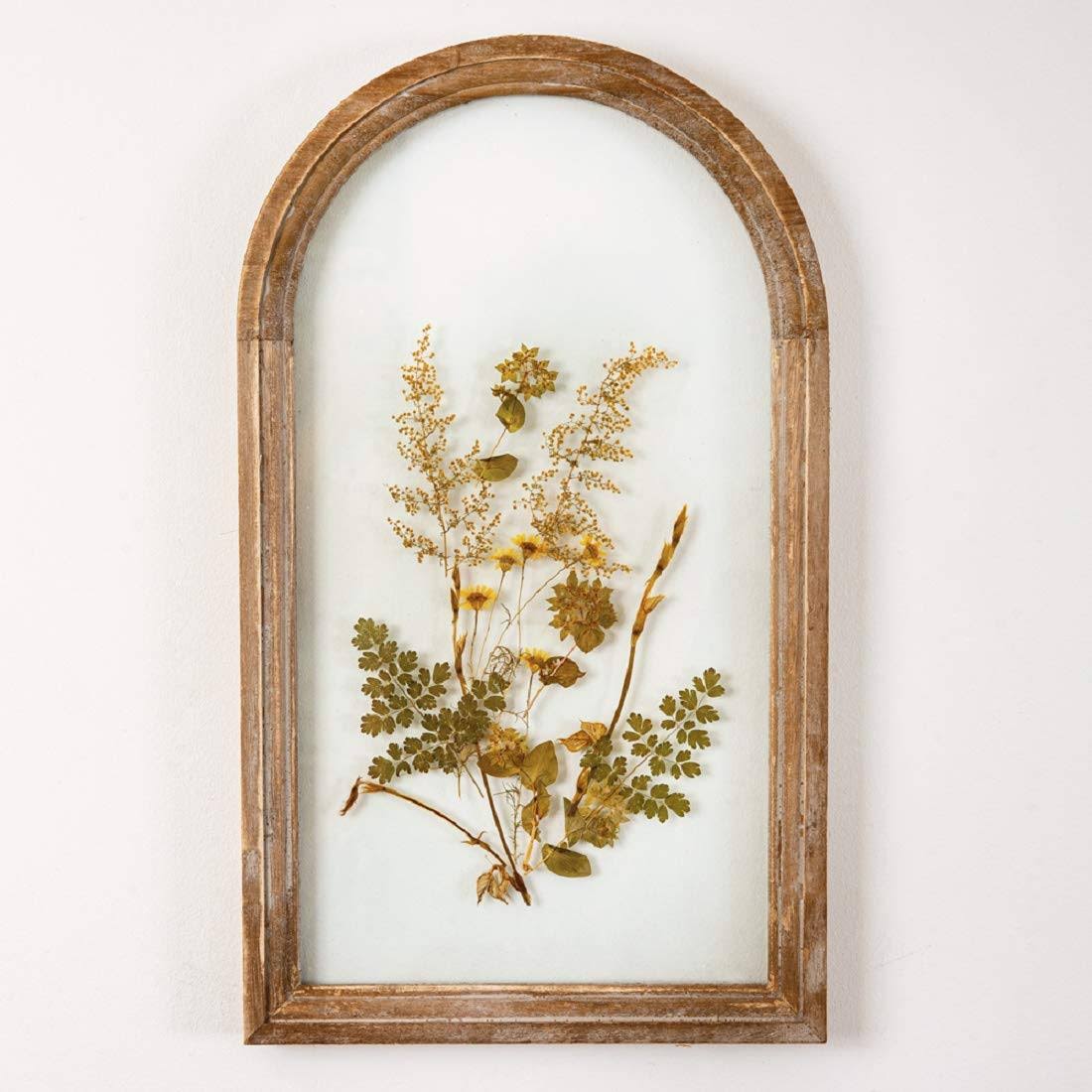 Brown Arched Botanical Wall Decor - Product image 1