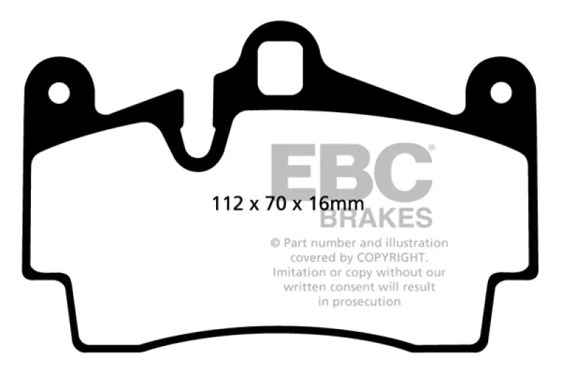 EBC - Rear Yellowstuff Pad PN DP41474R