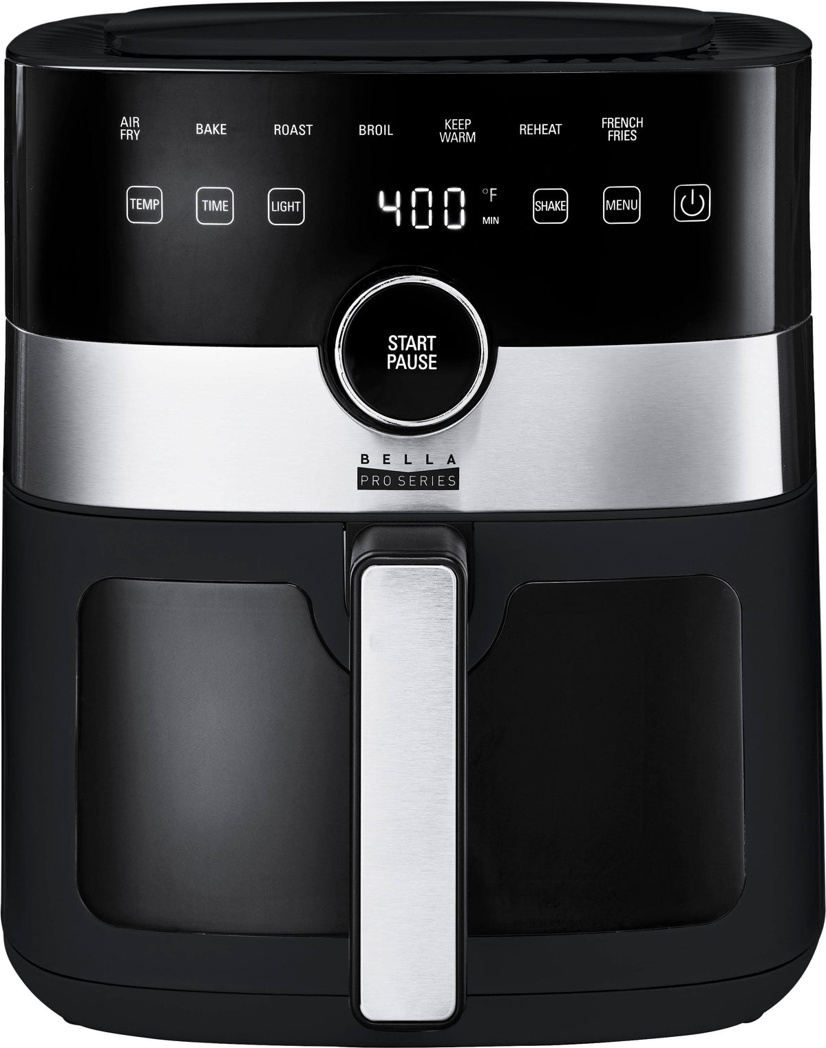 Bella Pro Series - 6-Qt. Digital Air Fryer with Window - Black - Product image 1