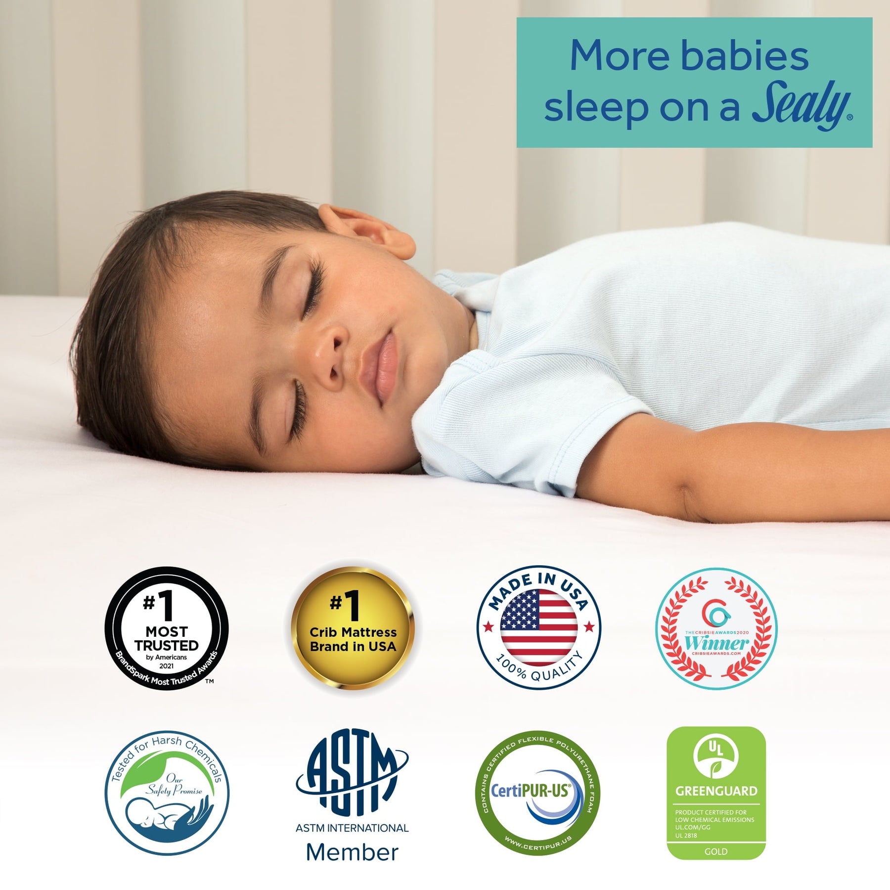 Baby Prestige Sleep Ultra-Premium 2-Stage Antibacterial. 204 Coil. Crib & Toddler Mattress - Product image 5