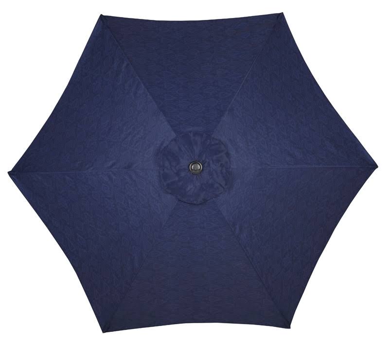 Living Accents 9 ft. Tiltable Patio Umbrella Navy Blue - Product image 1