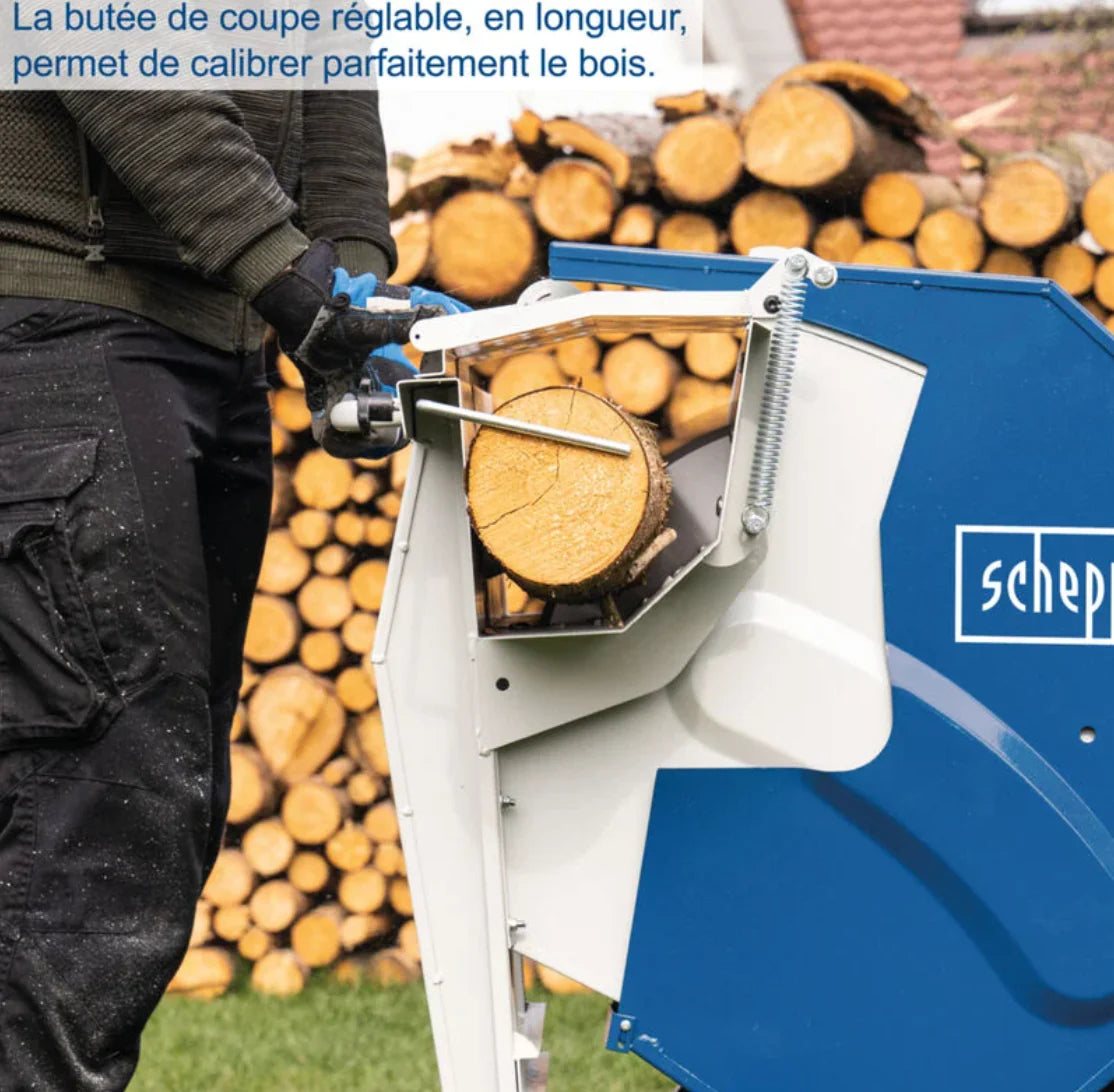 Electric log saw -