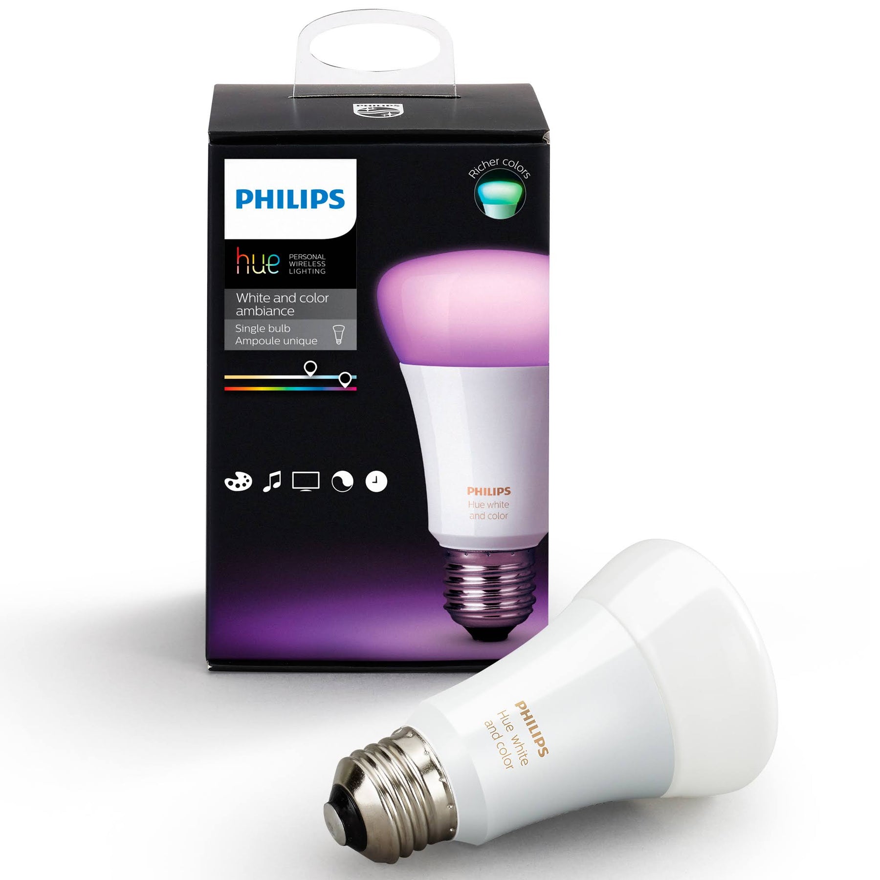 Philips Hue White & Color Ambiance A19 Bulb - Product image 1