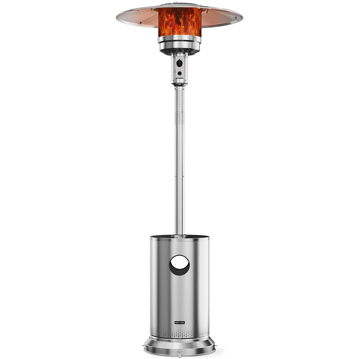East Oak Patio Heater 48000BTU Stainless Steel - Product image 1