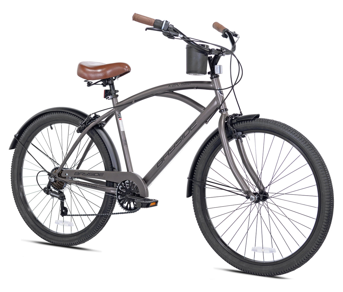 Kent 26 In. Bayside Men'S Cruiser Bike, Satin Cocoa - Product image 9