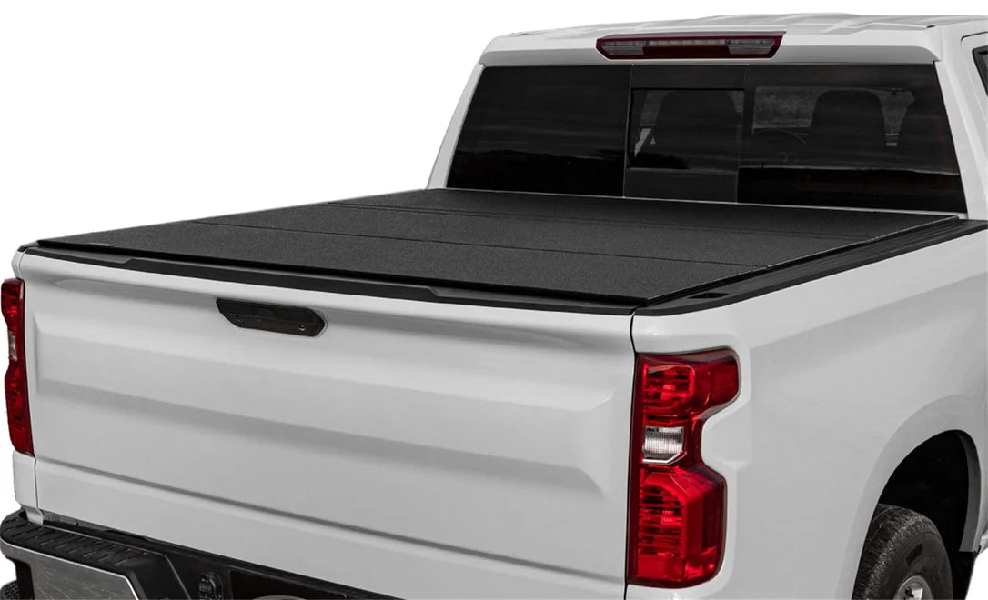 Access B3070029 - LOMAX Tri-Fold Cover Black Urethane Finish 2020 Jeep Gladiator - 5ft Bed (w/ Trail Rail)