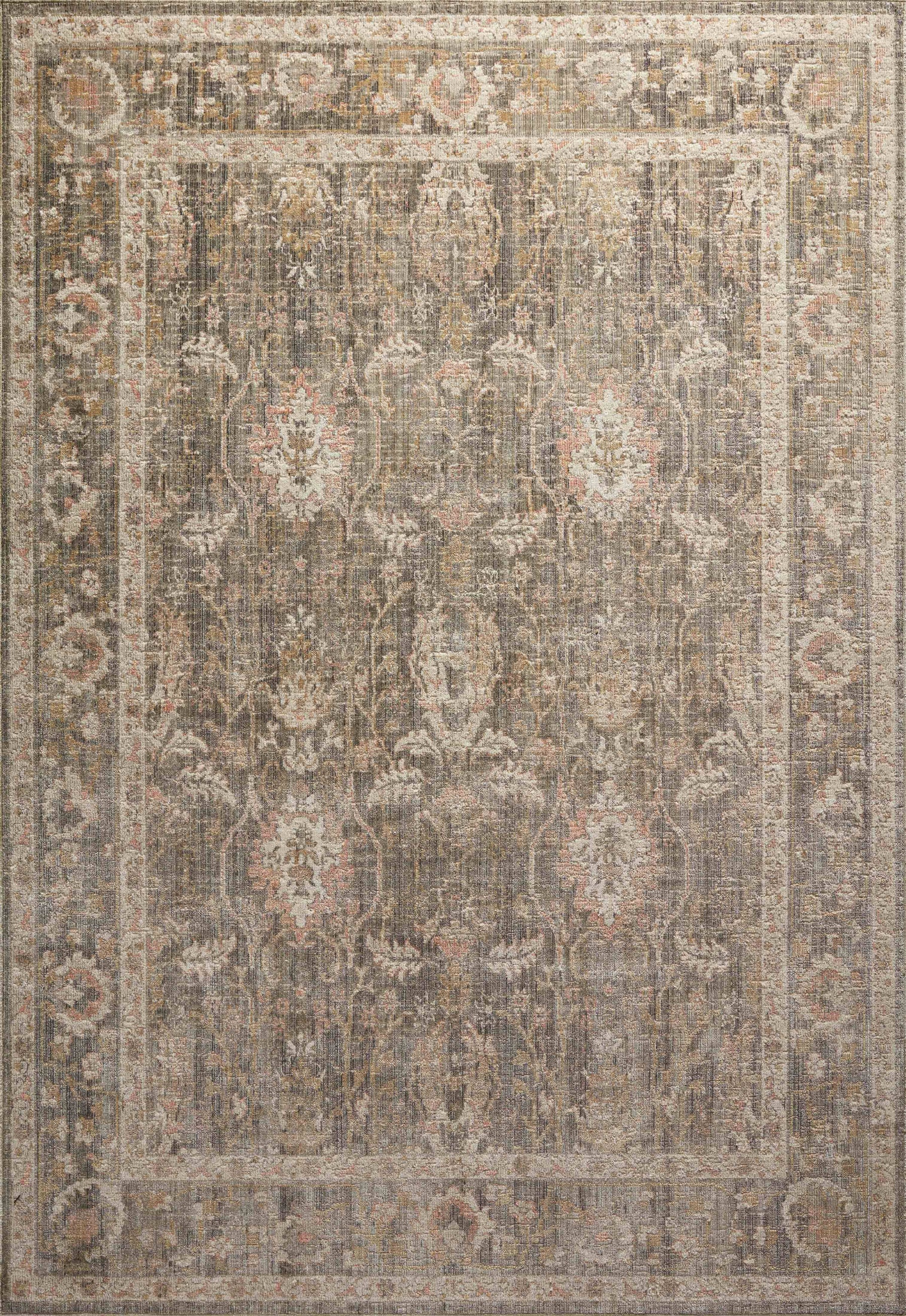 Chris Loves Julia x Loloi 6'3" 9'0" Sage/Blush Rosemarie ROE-01 Area Rug - Product image 1